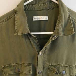 Green utility romper!